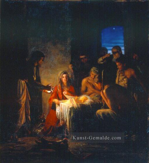 die Geburt Christi Carl Heinrich Bloch Ölgemälde